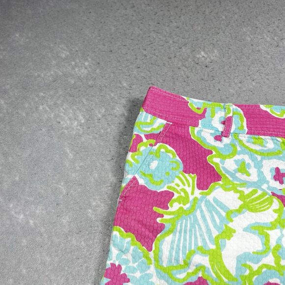 Lilly Pulitzer Shorts Womens Size 14 Multicolor Buttercup Stretch Floral - Picture 5 of 15